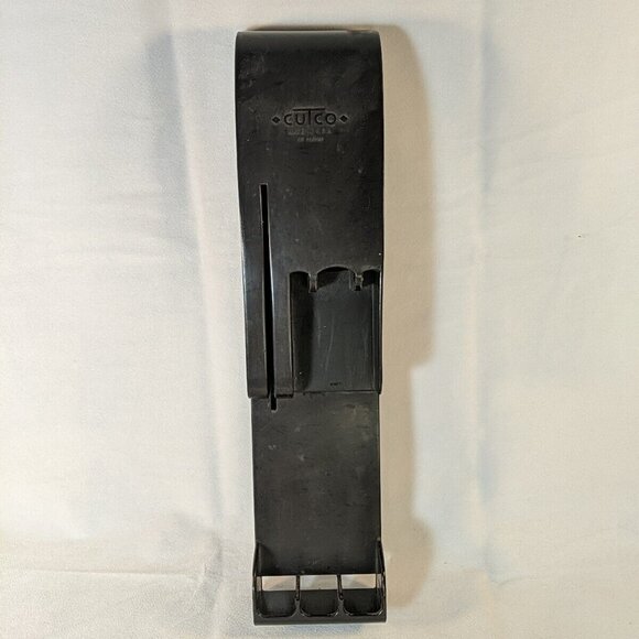 Vintage Cutco Knife Holder Wall Mount Tray Drawer 4 Slot Brown USA Made - Picture 1 of 10